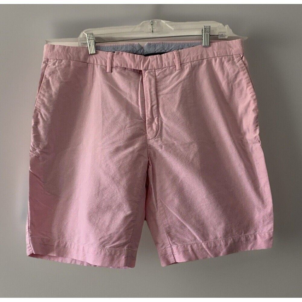 Polo Ralph Lauren Shorts Pink Classic Preppy Cotton 9" Inseam Chino Men’s Sz 38